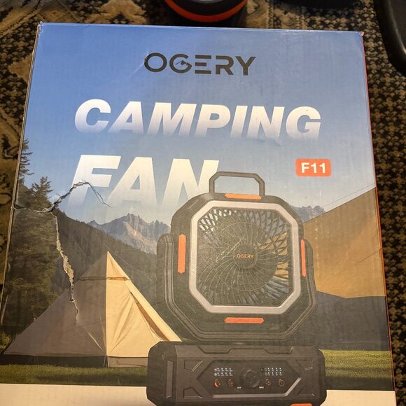 OGERY Cordless Camping Fan - Picture 1 of 4
